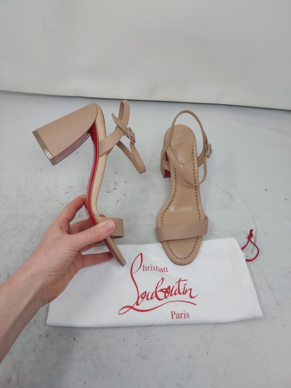 Christian Louboutin Blush Miss Jane Sandal
